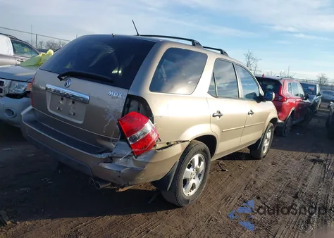 2003 Acura Mdx from USA, damaged, VIN 2HNYD18223H531052